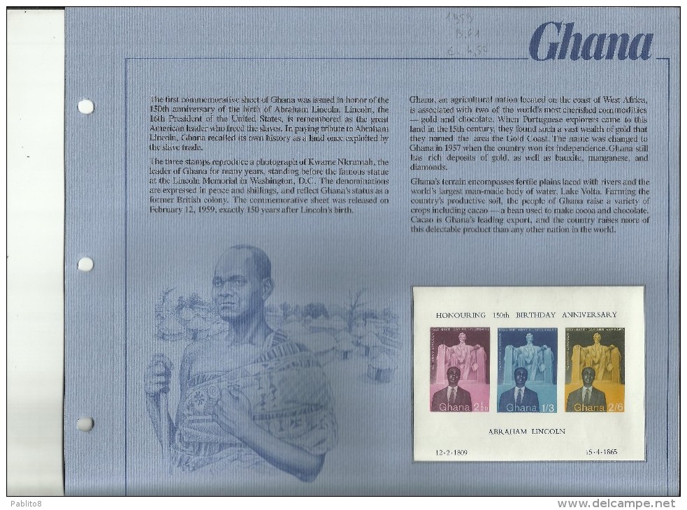 ALBUM - RACCOGLITORE AD ANELLI PRIMI FOGLIETTI MONDIALI FIRST COMMEMORATIVE WOLRD SHEETS GUARDARE LE SCANSIONI SEE SCANS