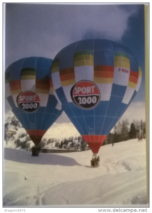 LA PLAGNE - Février 1985 - Présentation Des Ballons "Sport 2000" (73) Savoie - Altri & Non Classificati