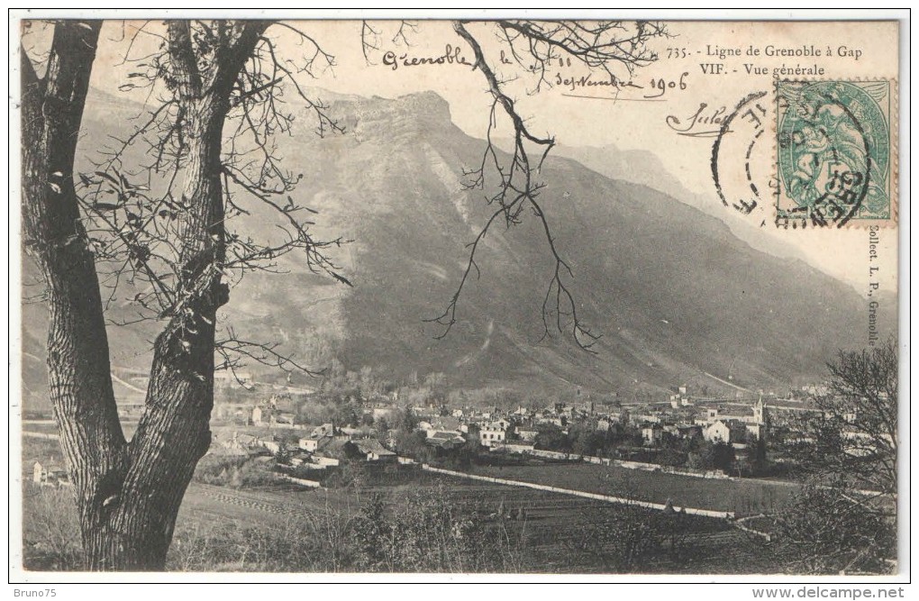 38 - VIF - Ligne De Grenoble à Gap - Vue Générale - LP 735 - 1906 - Vif