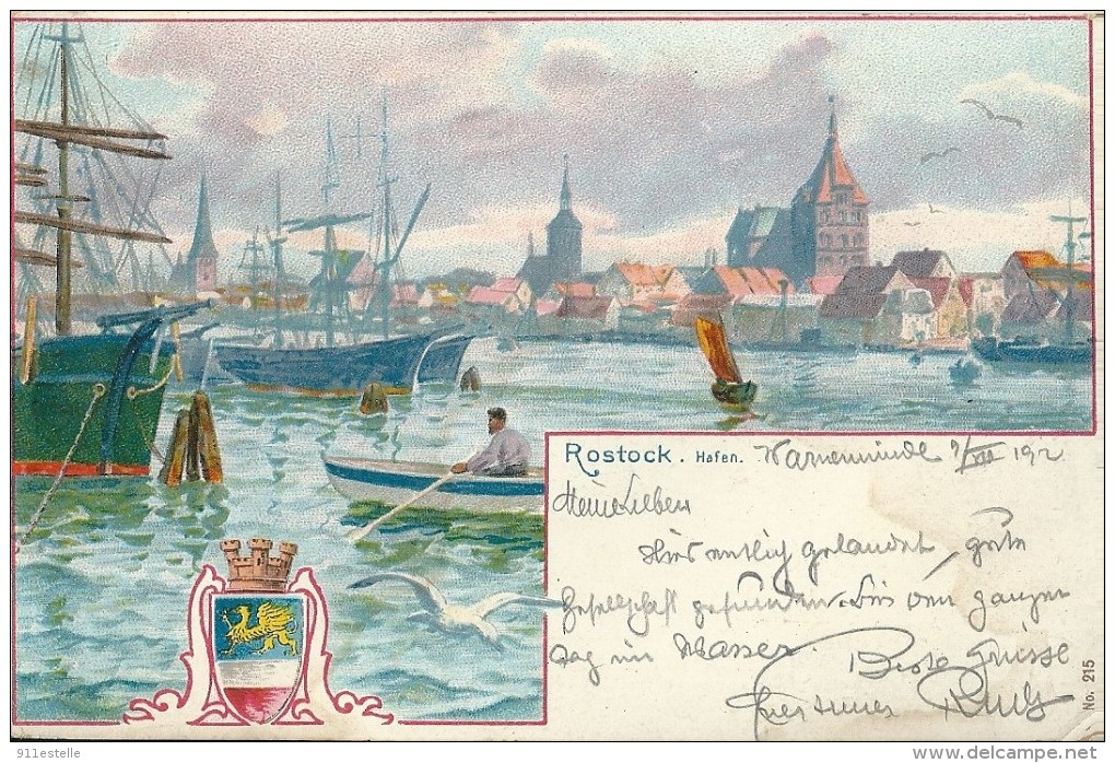 Allemagne -   ROSTOCK  - Hafen  ( Voir Timbre Verso ) - Rostock