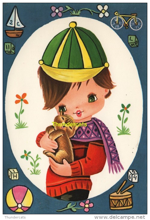 CPSM ENFANT ILLUSTRATEUR ** SEMI MODERN ARTIST SIGNED CHILDREN CARD **  BALTA EDIT. SAVIR - Dessins D'enfants