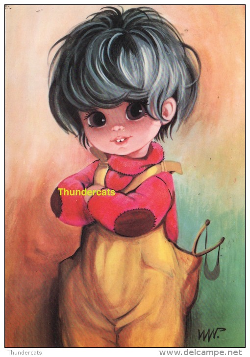 CPSM ENFANT ILLUSTRATEUR ** SEMI MODERN ARTIST SIGNED CHILDREN CARD **  GOLFILLOS BERGAS - Dessins D'enfants