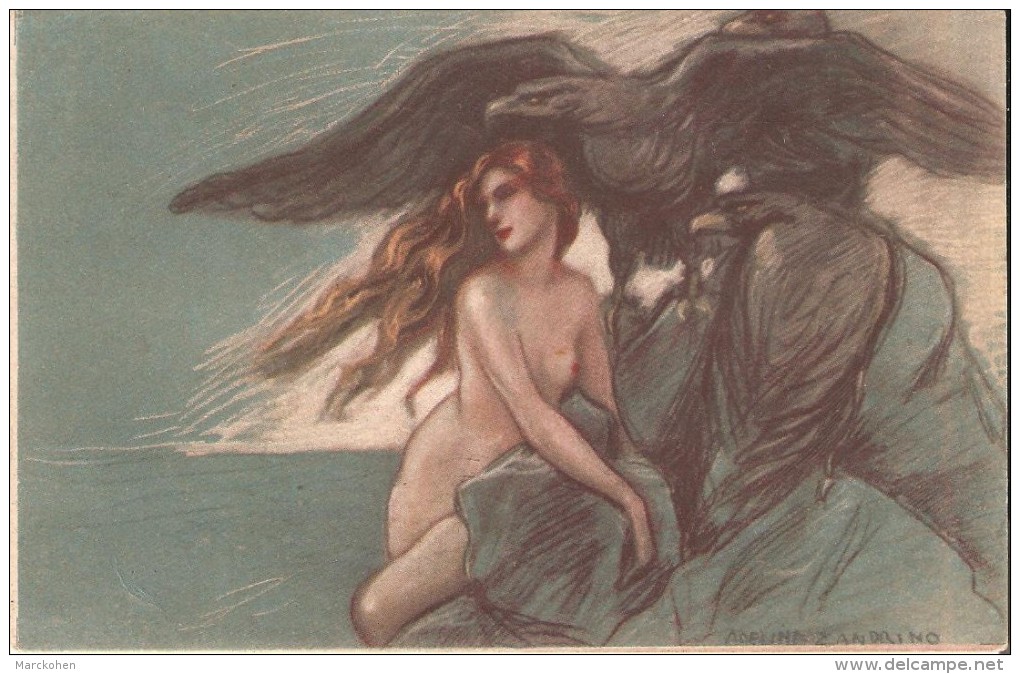 La Ninfa E Aquile: Illustrazioni Erotica "Art Nouveau",  Firmate Adelina Zandrino. - Zandrino