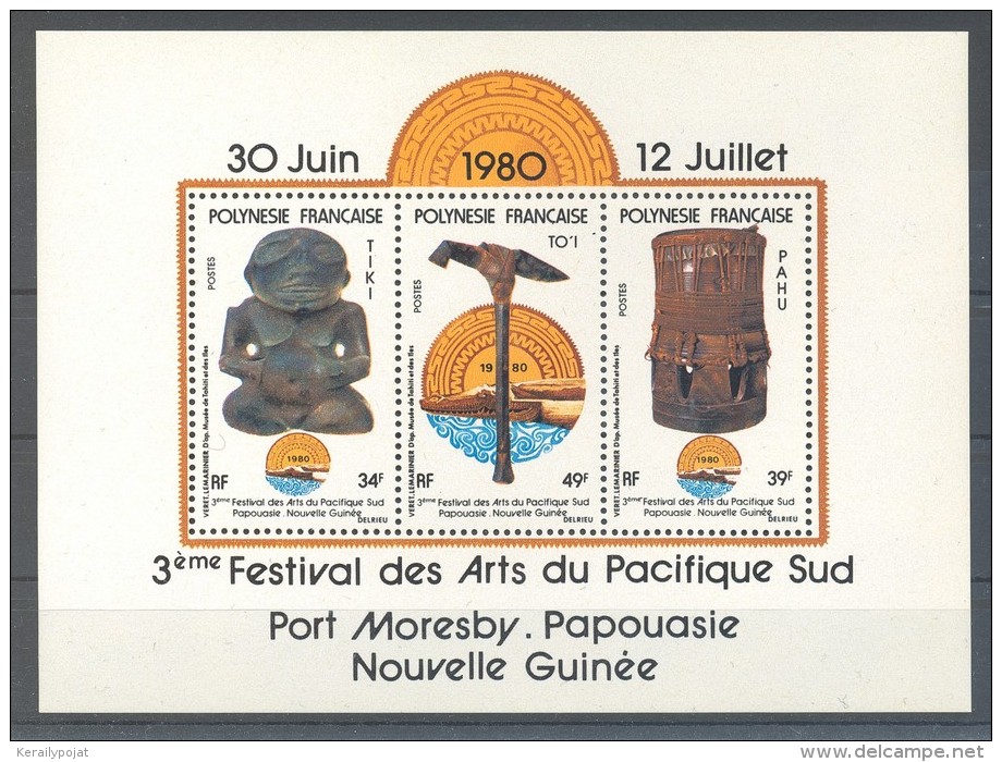 French Polynesia - 1980 Art Festival Block MNH__(TH-9725) - Blocchi & Foglietti