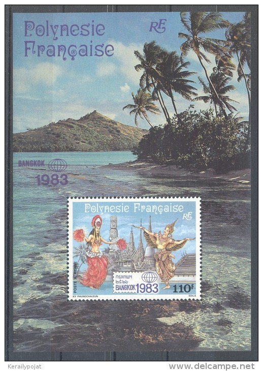 French Polynesia - 1983 BANGKOK Block MNH__(TH-7171) - Blocs-feuillets