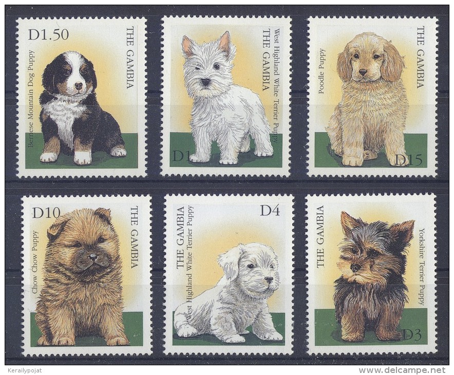 Gambia - 2000 Dogs MNH__(TH-2354) - Gambia (1965-...)