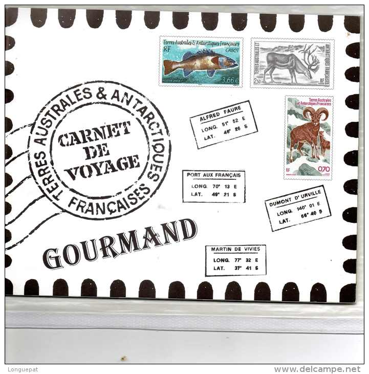 TTAF : : "Carnet De Voyage Gourmand"- Aquarelles De Serge Marko- Carnet De 12 Feuillets Avec Les 12 Timbres - Unused Stamps