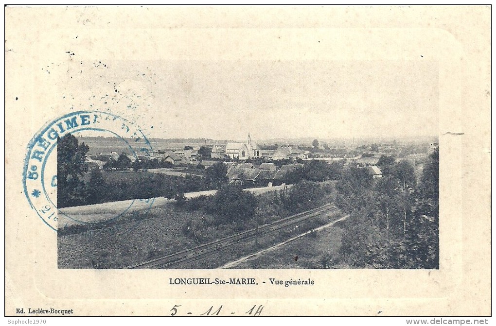 PICARDIE - 60 - OISE - LONGUEUIL SAINTE MARIE  Vue Générale - Longueil Annel