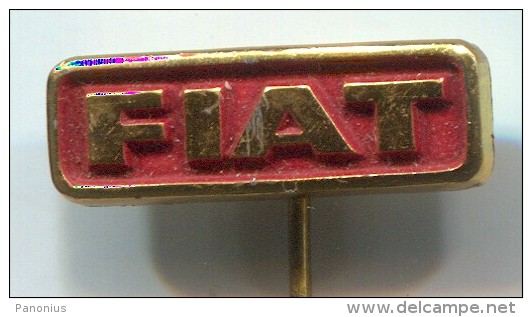 FIAT - Car, Auto, Old Pin, Badge - Fiat