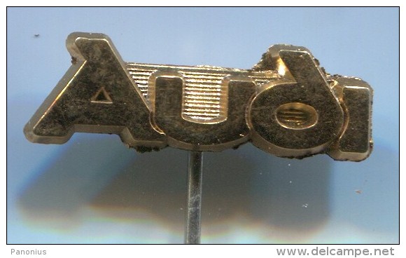 AUDI - Car, Auto, Old Pin, Badge - Audi