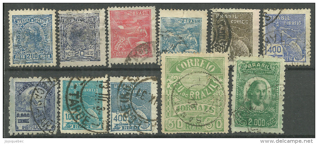 Divers Brésil Oblitérérs - Used Stamps
