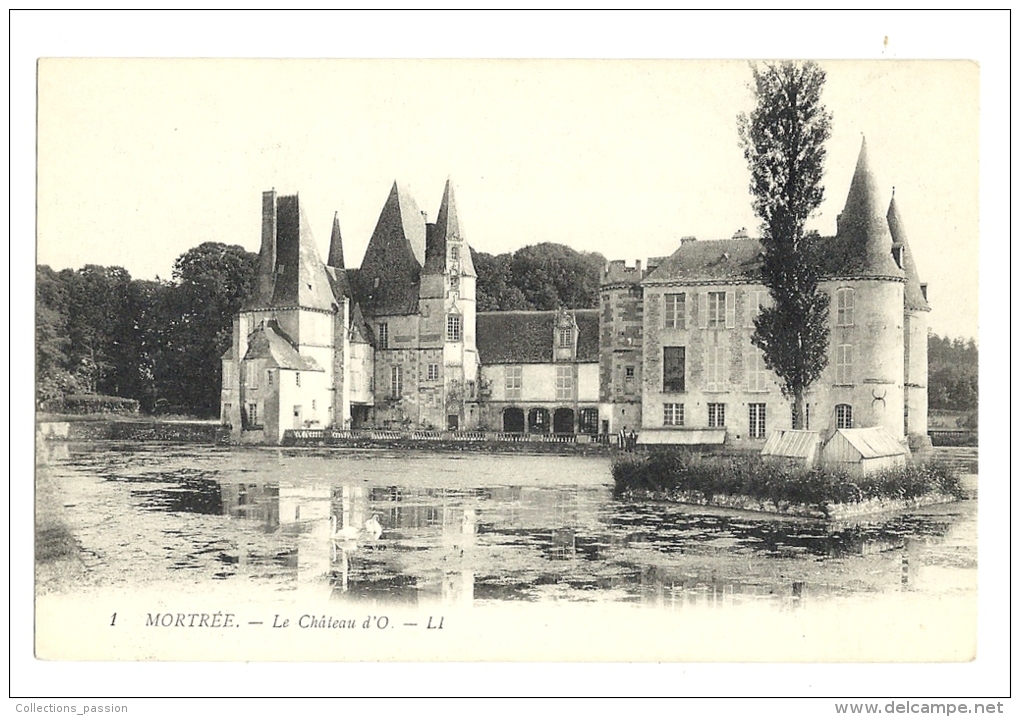 Cp, 61, Mortrée, Le Château D'O - Mortree