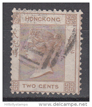 Hong Kong    Scott No. 8     Year  1863      Wmk 1 - Used Stamps