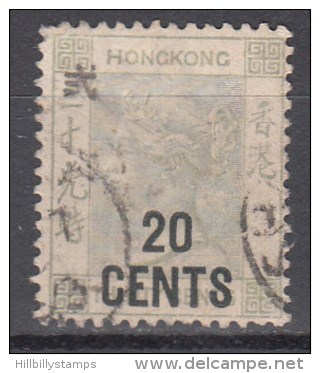 Hong Kong    Scott No.   61    Used    Year  1891 - Oblitérés