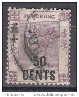 Hong Kong    Scott No.   62    Used    Year  1891 - Used Stamps
