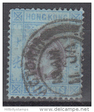 Hong Kong    Scott No.   76     Used    Year  1903    Wmk 2 - Usados