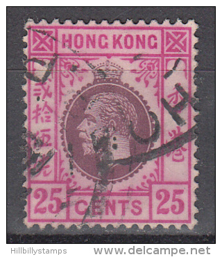 Hong Kong    Scott No.    117    Used    Year  1912     Wmk 3    Type 1 - Gebruikt