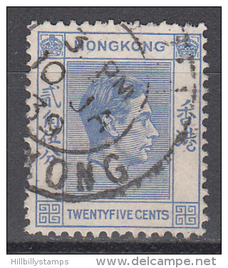 Hong Kong    Scott No.    160    Used    Year  1938 - Oblitérés