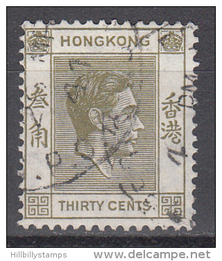 Hong Kong    Scott No.    161    Used    Year  1938 - Used Stamps