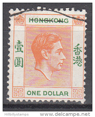 Hong Kong    Scott No.    163b    Used    Year  1938 - Oblitérés