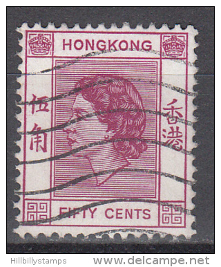 Hong Kong    Scott No.    192    Used    Year  1954 - Used Stamps