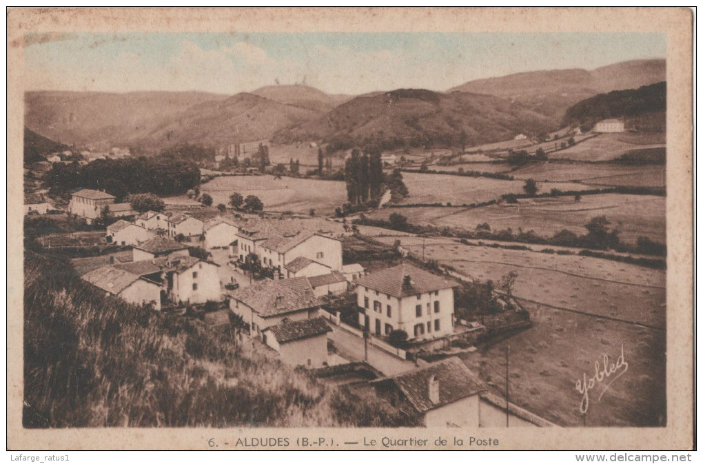 ALDUDES LE QUARTIER DE LA POSTE - Aldudes