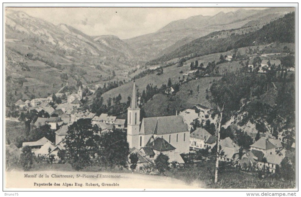 38 - Massif De La Chartreuse - SAINT-PIERRE-D'ENTREMONT - Vue Générale - Saint-Pierre-d'Entremont