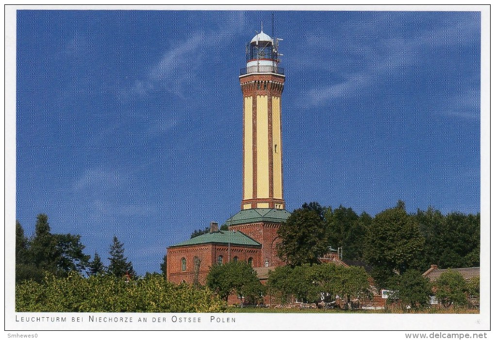 Postcard - Niechorze Lighthouse, Poland. 2010 - Lighthouses