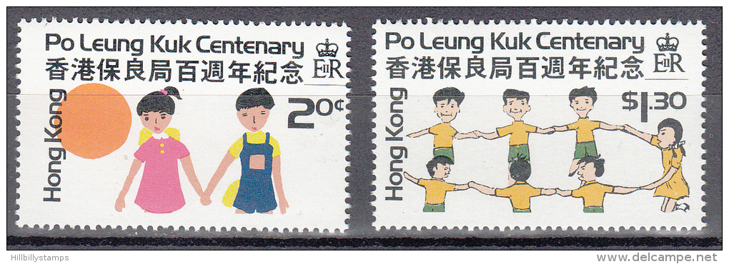 Hong Kong    Scott No.   349-50      Mnh     Year  1978 - Unused Stamps