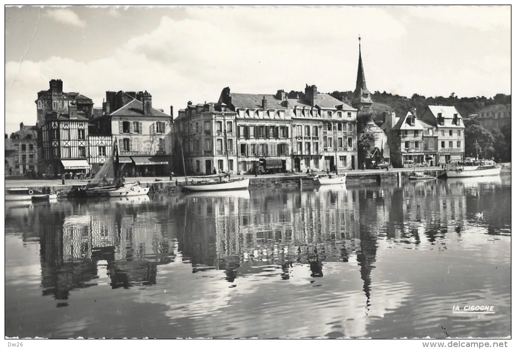 Honfleur - Le Vieux Bassin - Carte La Cigogne, Dentelée - Honfleur