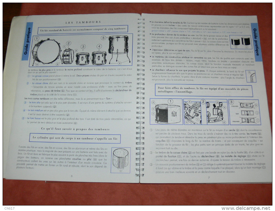 METHODE DE BATTERIE  POUR DEBUTANT AVEC CD JL DAHIAN / ERIC TOTH   EDIT SALABERT  1996 VALEUR 40 EUROS - Etude & Enseignement