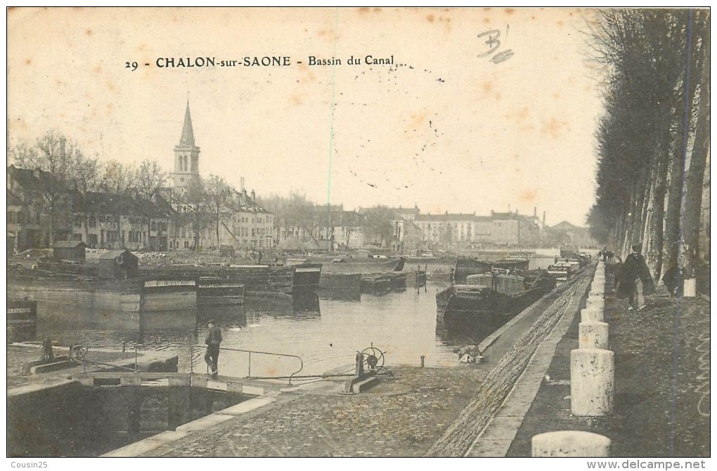 71 CHALON SUR SAONE - Bassin Du Canal - Chalon Sur Saone