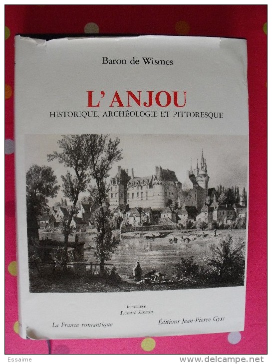 L'Anjou Historique, Archéologie Et Pittoresque. Baron De Wismes. édition Numéroté. 1982. 300 Pages - Pays De Loire