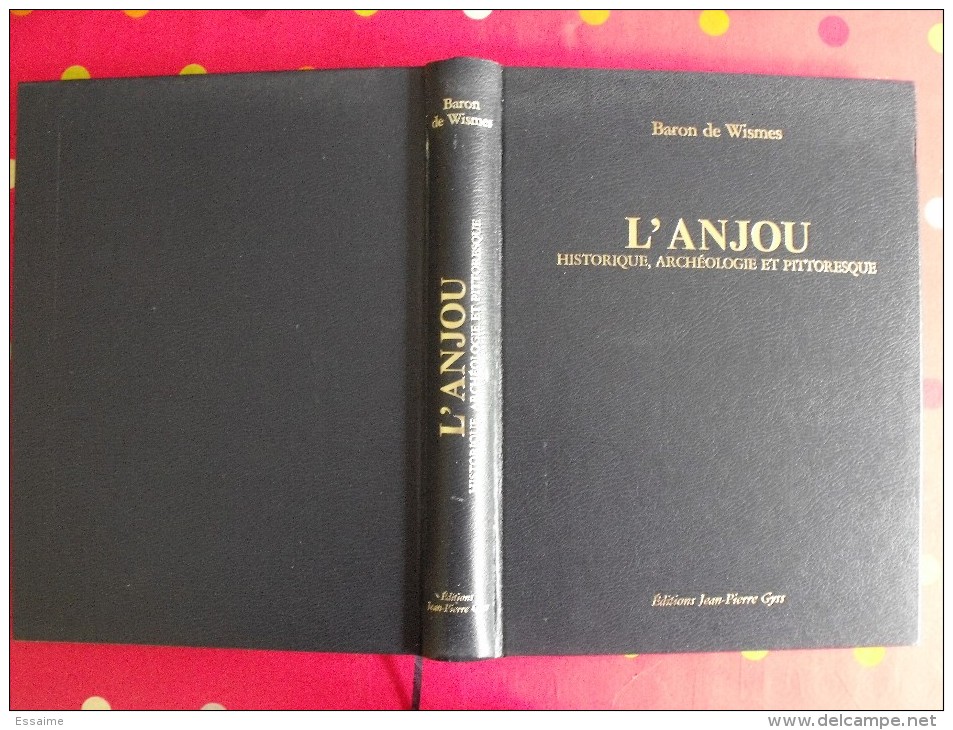 L'Anjou Historique, Archéologie Et Pittoresque. Baron De Wismes. édition Numéroté. 1982. 300 Pages - Pays De Loire