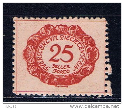 FL+ Liechtenstein 1920 Mi 3-5 Portomarken - Postage Due