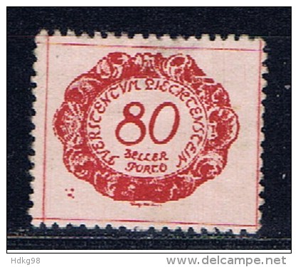 FL+ Liechtenstein 1920 Mi 8-9 Portomarken - Postage Due