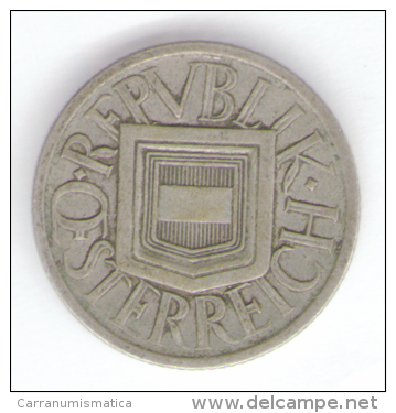 AUSTRIA 1/2 SCHILLING 1925 AG SILVER - Austria