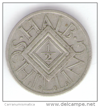 AUSTRIA 1/2 SCHILLING 1925 AG SILVER - Austria