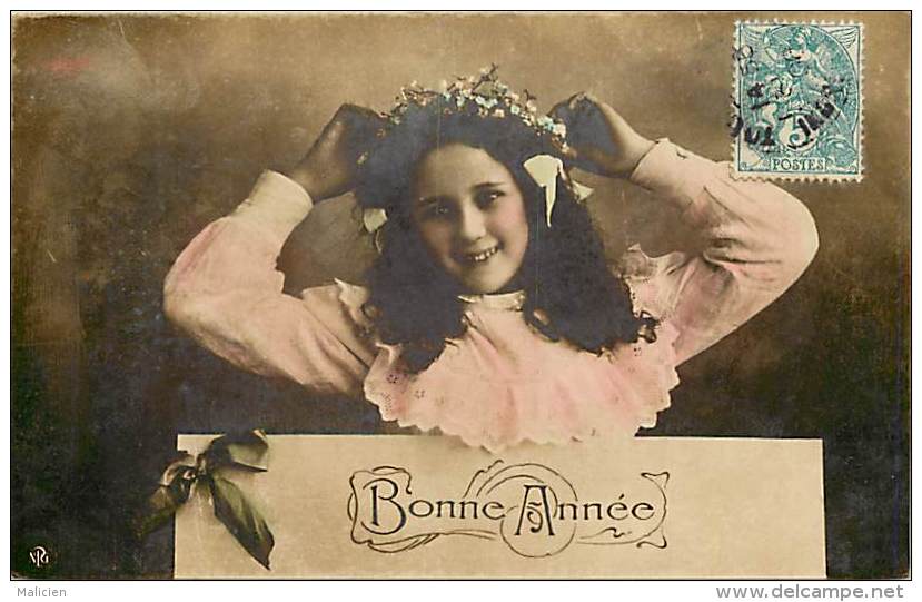 Themes - Enfants - Ref 509 - Fantaisie - Portrait D Une  Fillette - Fillettes - Fille - Filles  -carte Bon Etat - - Portraits