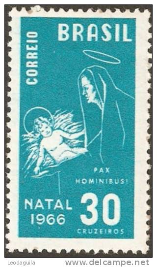 BRAZIL #1030    CHRISTMAS  1966 - Ungebraucht