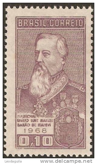 BRAZIL #1092    Marechal Emílio Luiz Mallet - Barão De Itapevi - Unused Stamps