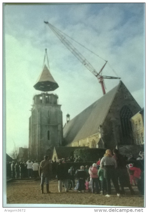ILLIERS-COMBRAY - 7/12/1992 Souvenir De La Repose Du Clocher De L'église Saint-Jacques - Illiers-Combray