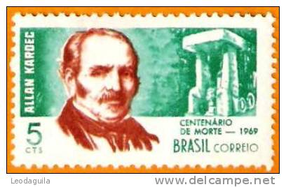 BRAZIL #1118 -  100 Years Of The Death Of Allan Kardec - Ungebraucht