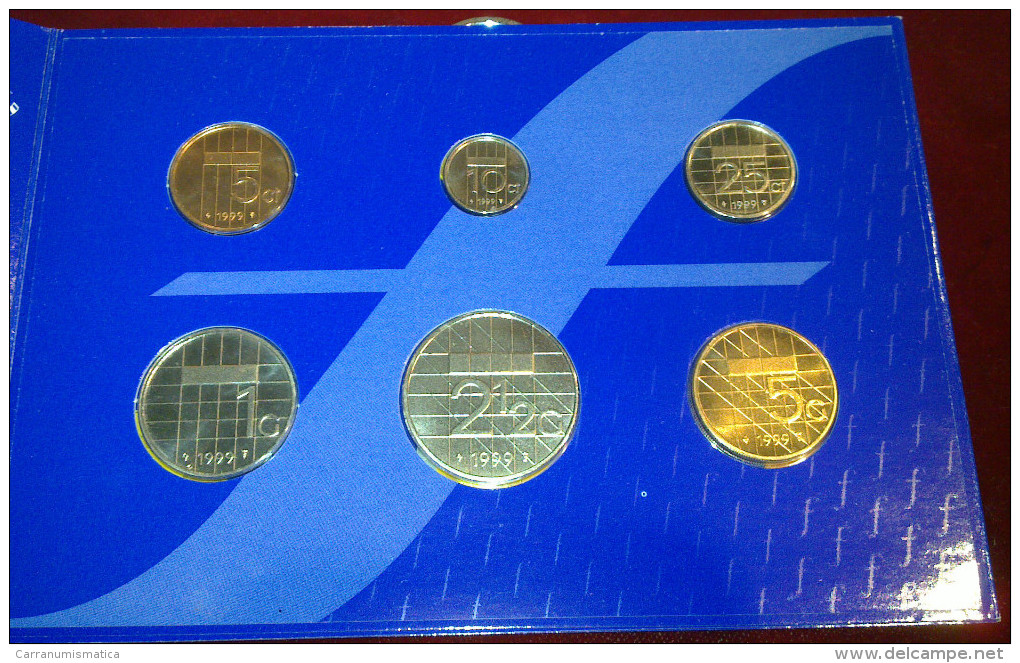 NETHERLANDS - MINT SET 1999 (PRE - EURO) - SET Of 6 COINS - Mint Sets & Proof Sets