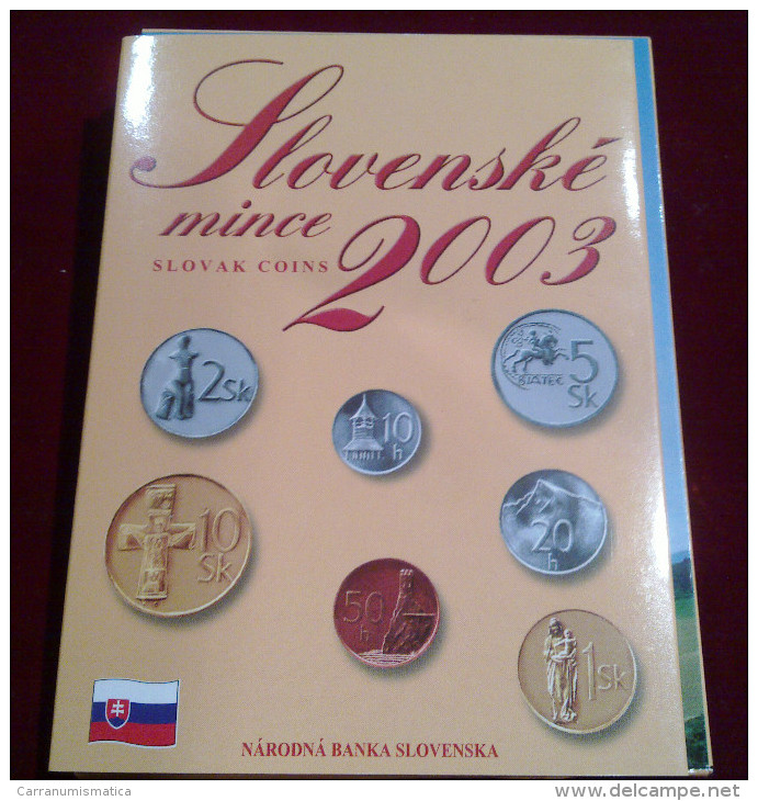 SLOVACCHIA - 2003 - MINT SET 7 COINS  SERIE - Slowakije