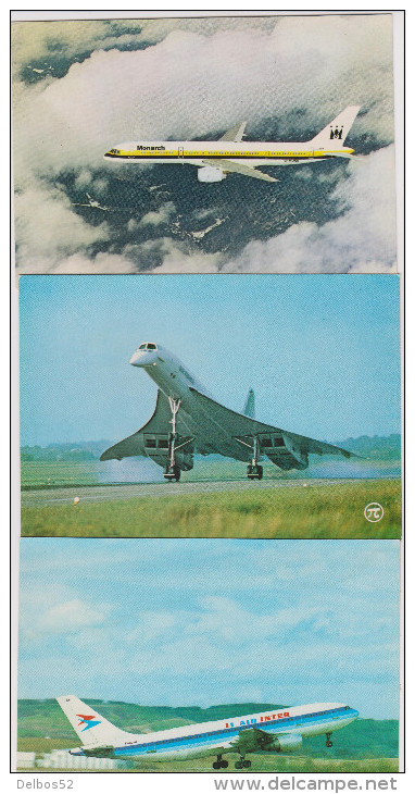 Lot De 9 Cartes Postales Modernes. Aviation Exclusivité Editions  P. I. - 1946-....: Modern Era