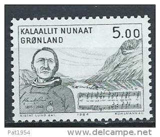 Groënland 1984 N°141 Neuf Henrik Lund - Ungebraucht