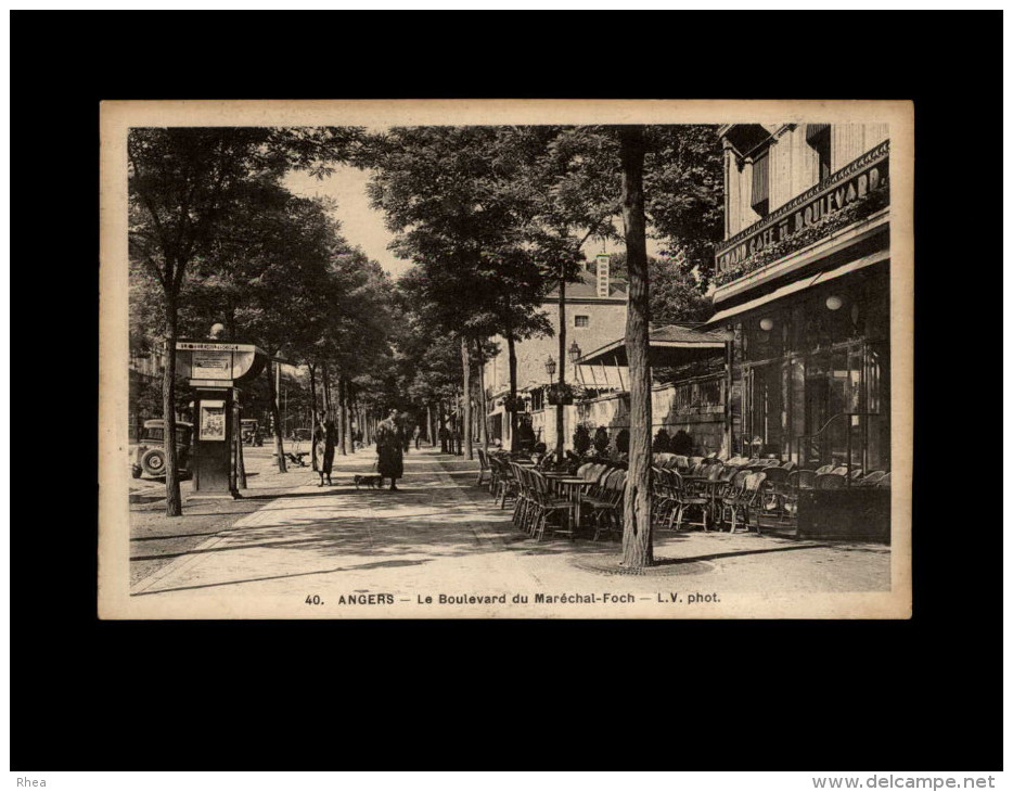 49 - ANGERS - Boulevard Foch - Café - Angers