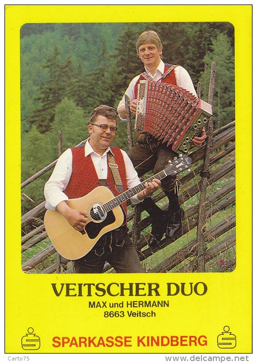 Autriche - Veitsch - Veitscher Duo Max Und Hermann -  Musique Guitare Accordéon - Mürzzuschlag