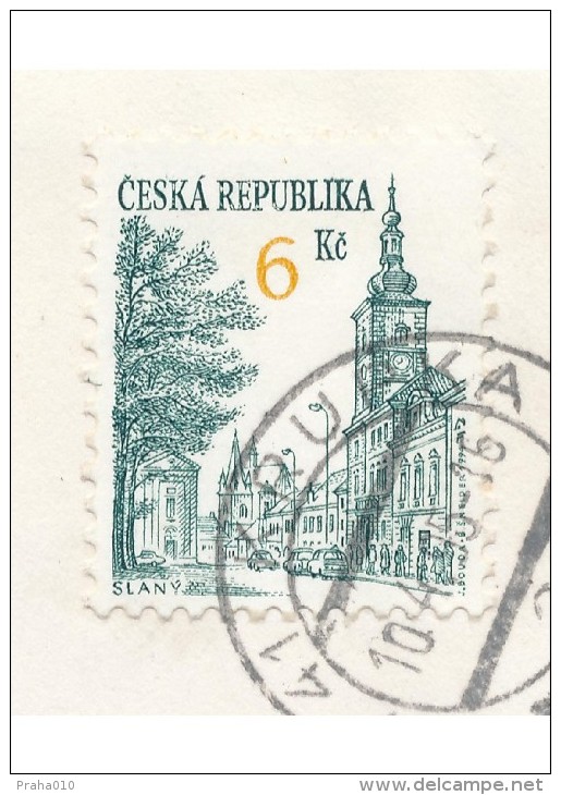 C10352 - Czech Rep. (1995) 417 41 Krupka 3 (6,00 - Slany) ERROR: The Margin Shift Value "6" - Variedades Y Curiosidades